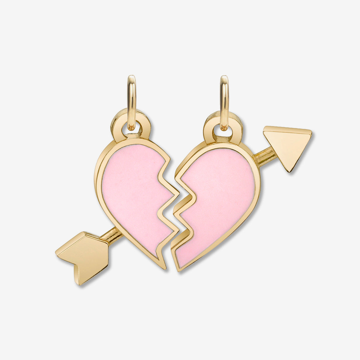 BFF / Pink Charms Gold Vermeil / Necklaces