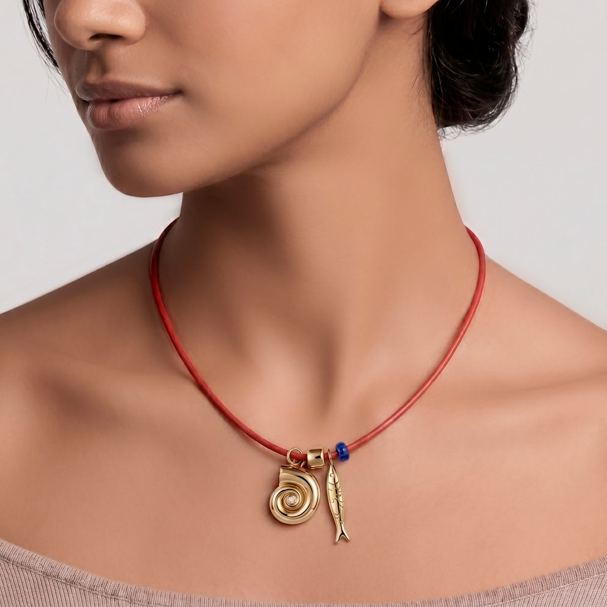 THE BIARRITZ NECKLACE / RED-2