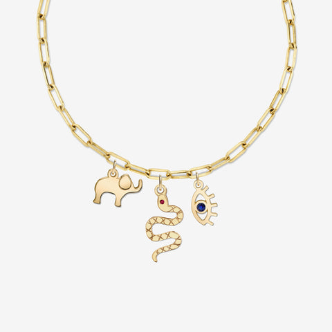 GOOD FORTUNE NECKLACE / 14K GOLD