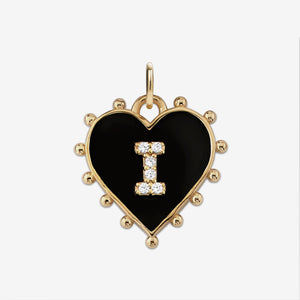 INITIAL HEART CHARM