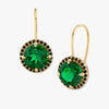 LUNAR EARRINGS / NANO EMERALD