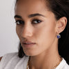 MOJAVE EARRINGS / LAB BLUE SAPPHIRE