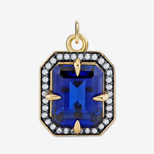 MOJAVE CHARM / LAB BLUE SAPPHIRE