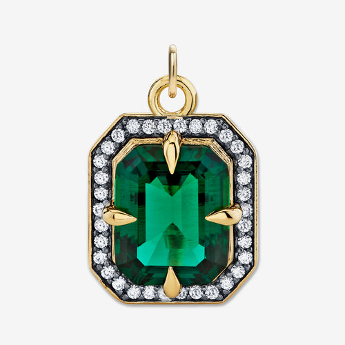 MOJAVE CHARM / LAB EMERALD