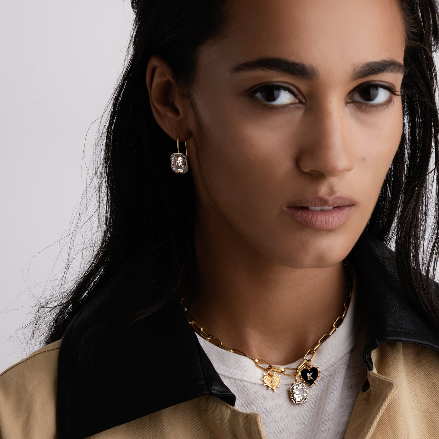 MOJAVE CHARM / LAB WHITE SAPPHIRE