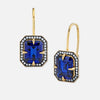 MOJAVE EARRINGS / LAB BLUE SAPPHIRE
