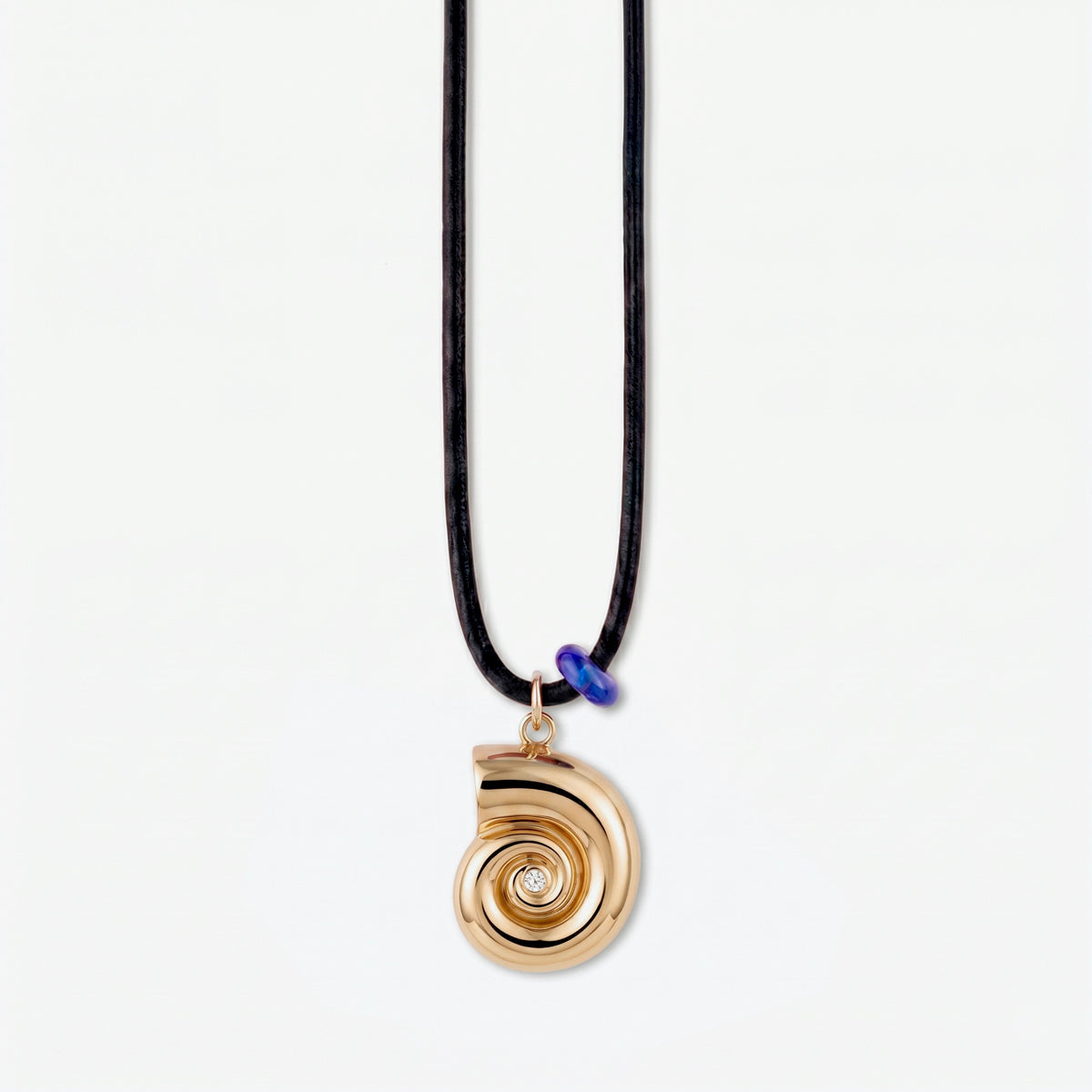 NATUILUS NECKLACE / BLACK-1