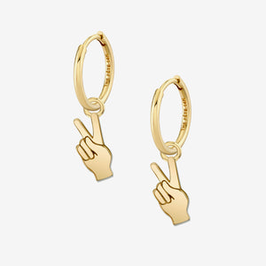 PEACE HAND EARRINGS