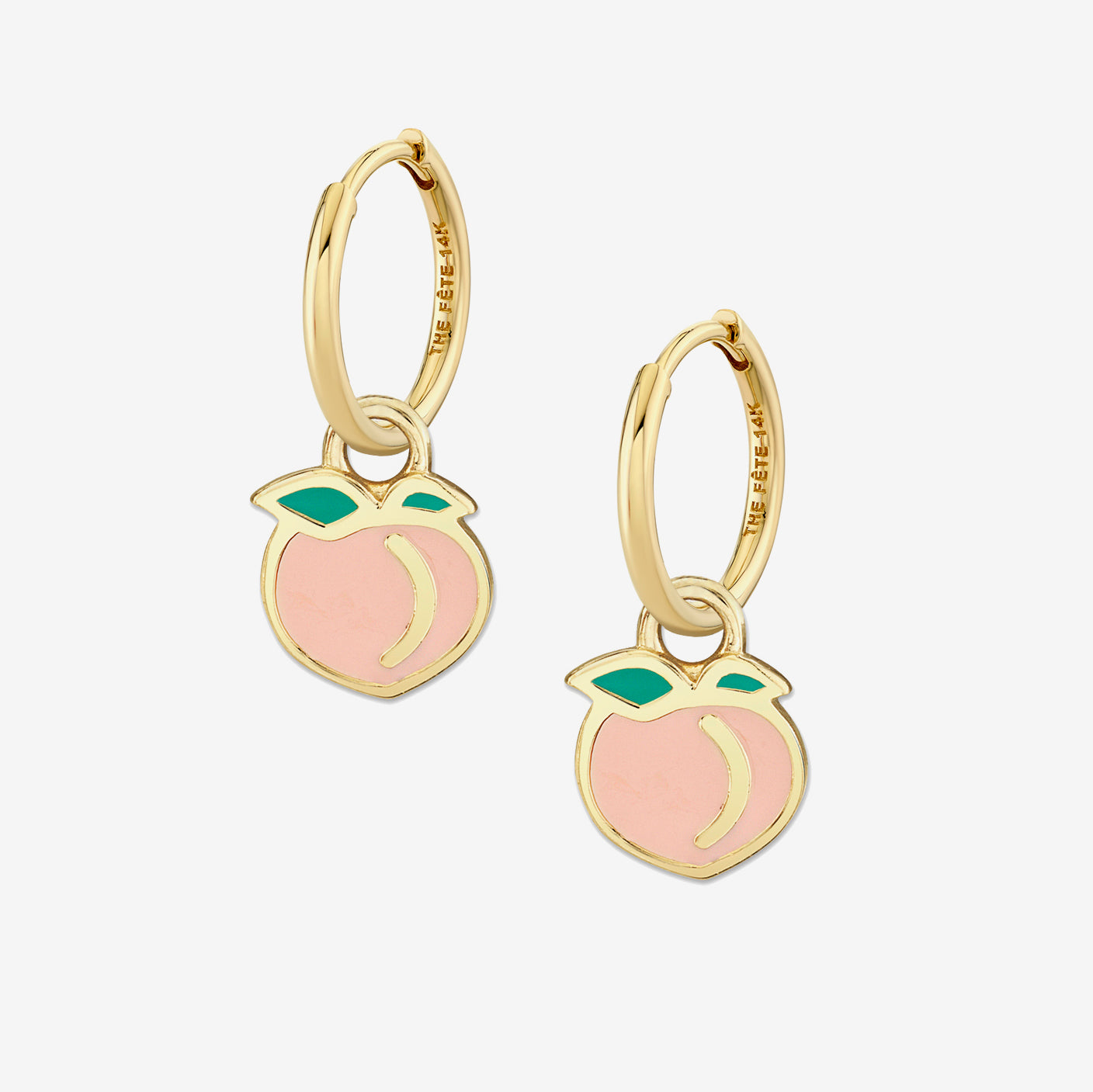 PEACH EARRINGS