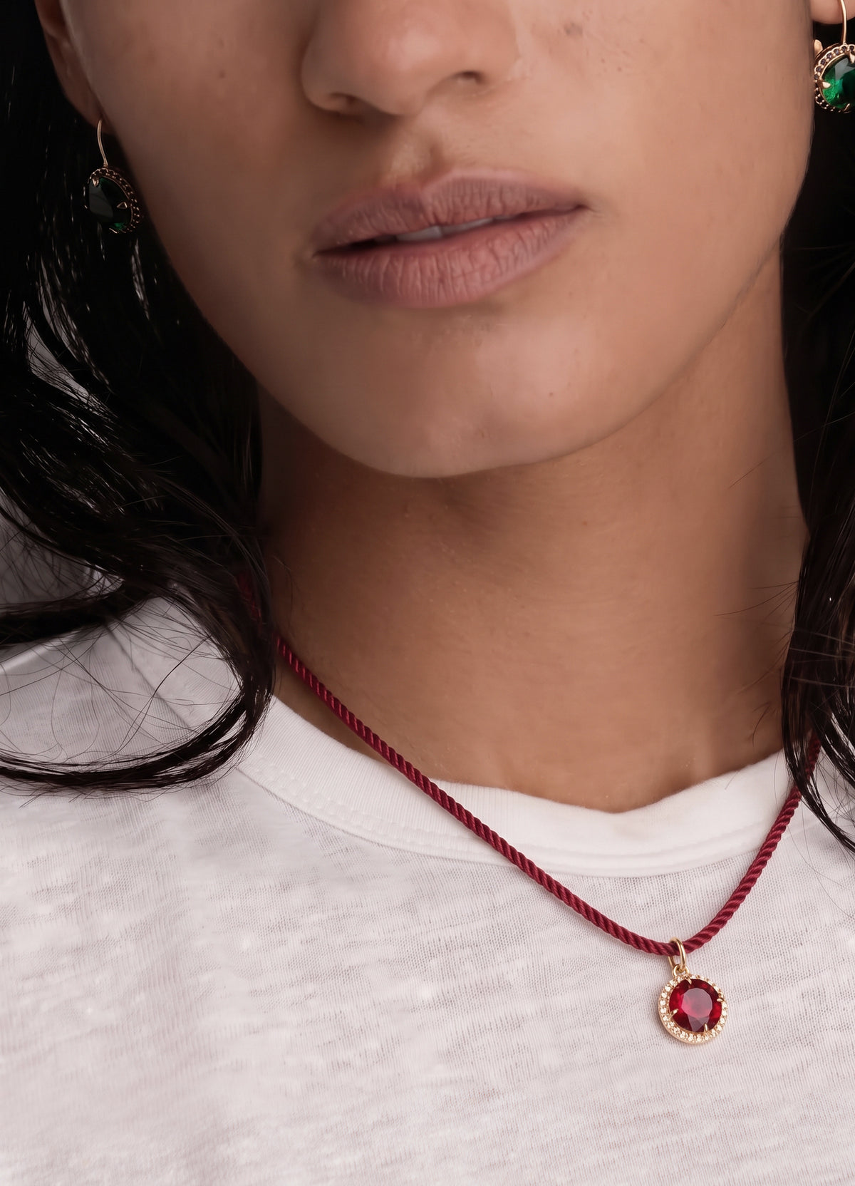 LUNAR RUBY NECKLACE