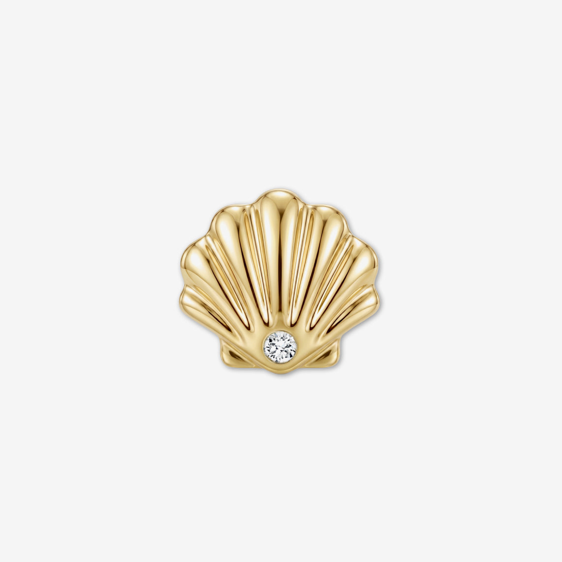SHELL STUD / DIAMOND-1