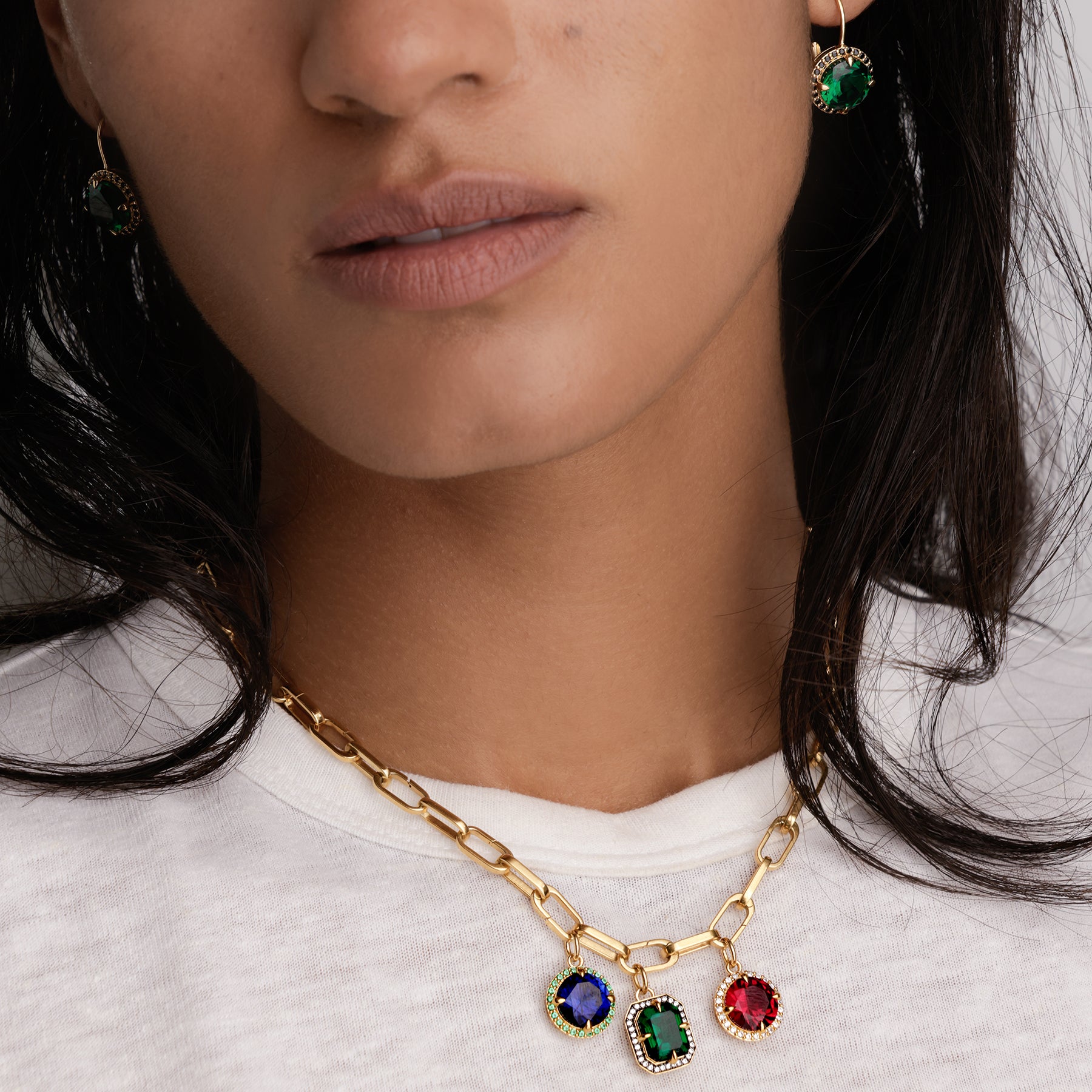 LUNAR CHARM / LAB SAPPHIRE