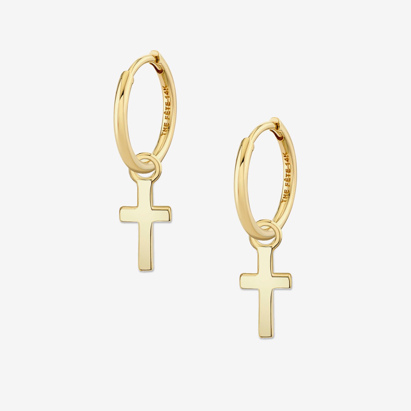 CROSS EARRINGS - The Fête