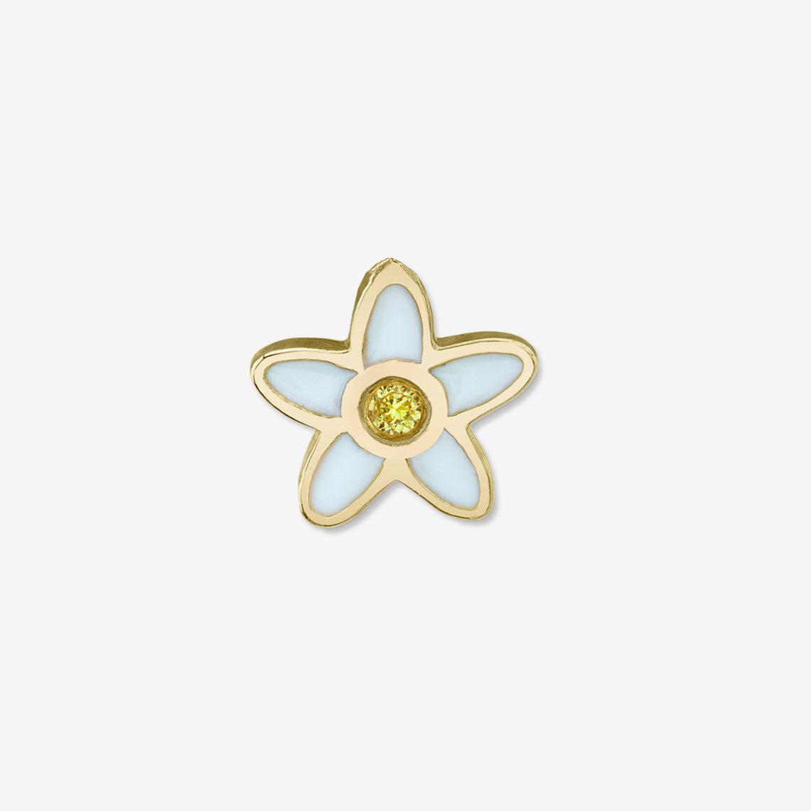 DAISY STUD / YELLOW SAPPHIRE - The Fête