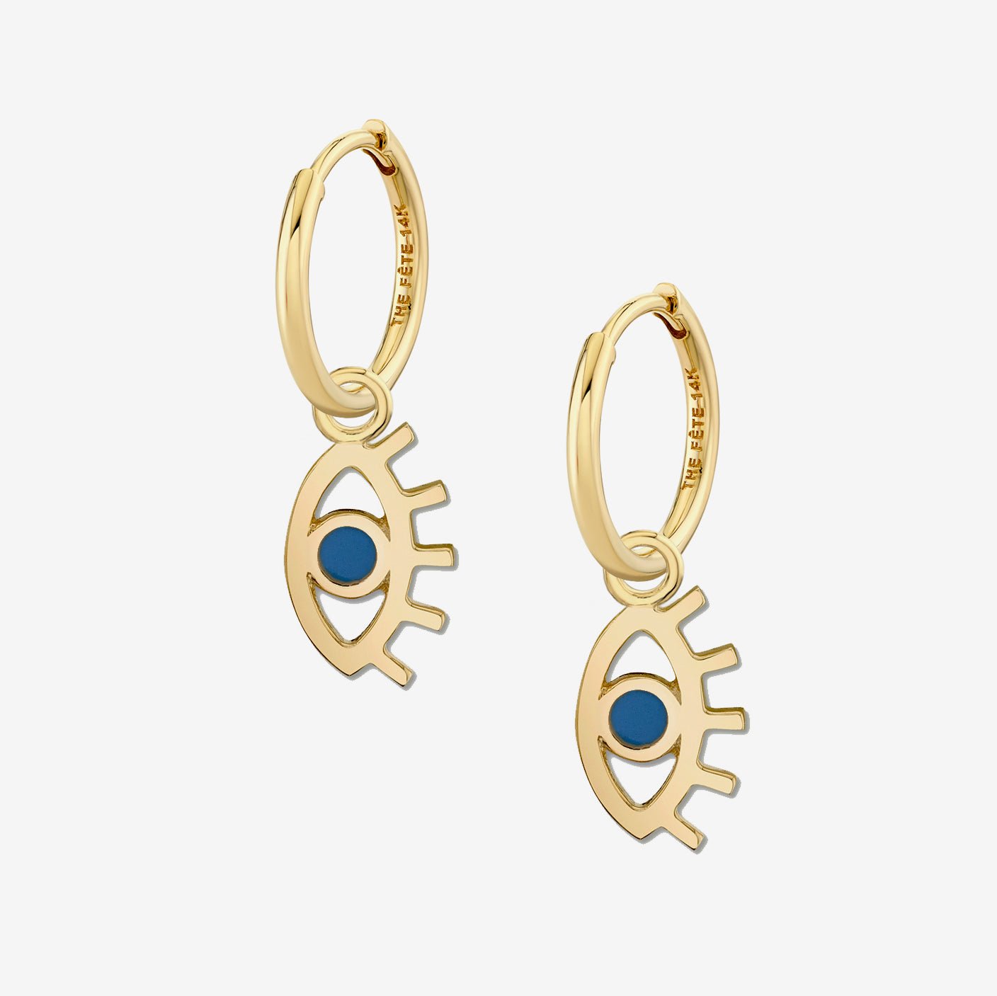 EVIL EYE EARRINGS - The Fête