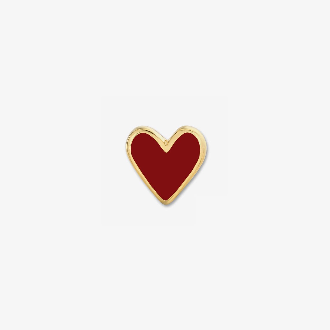 HEART STUD / RED - The Fête