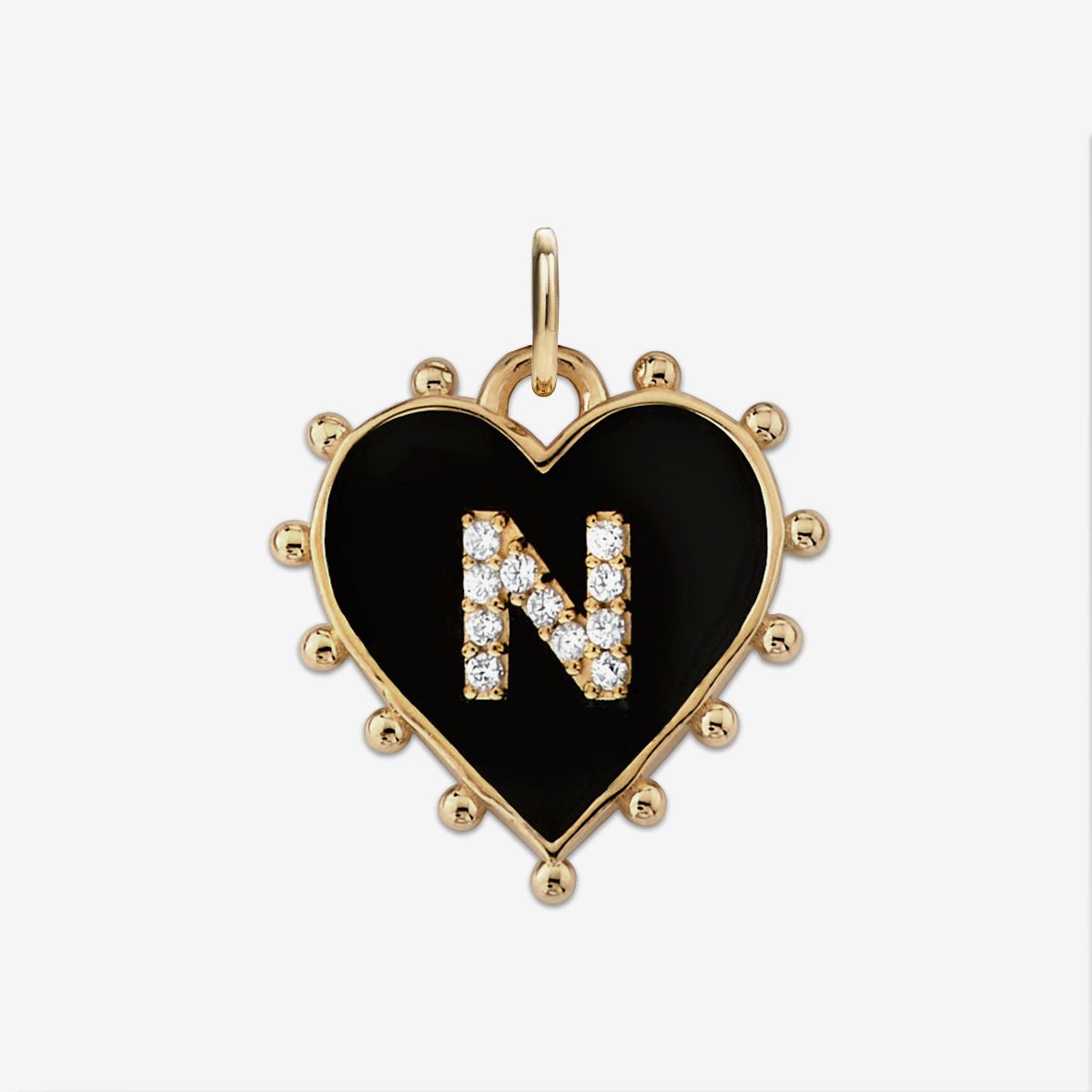 INITIAL HEART CHARM - The Fête