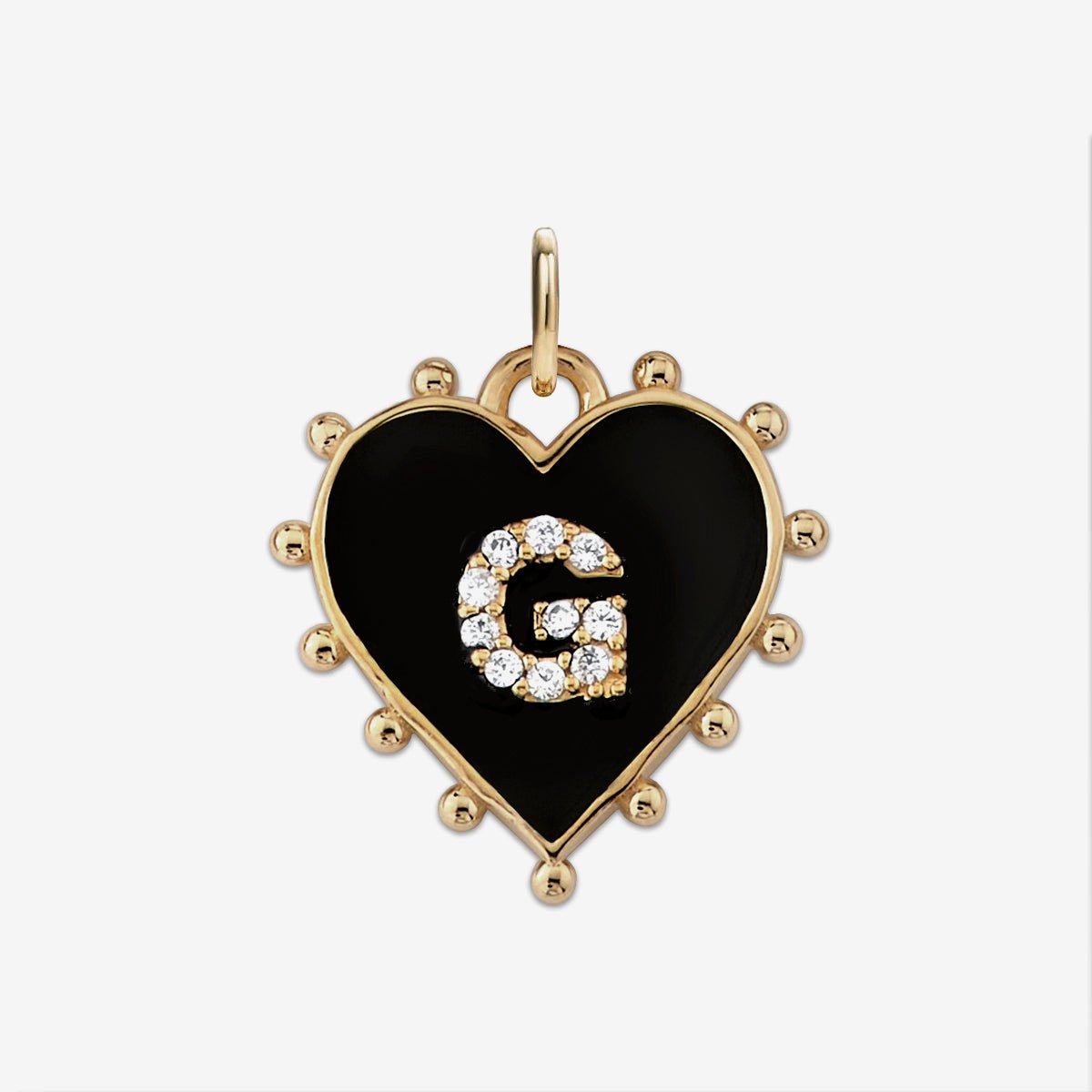 INITIAL HEART CHARM - The Fête