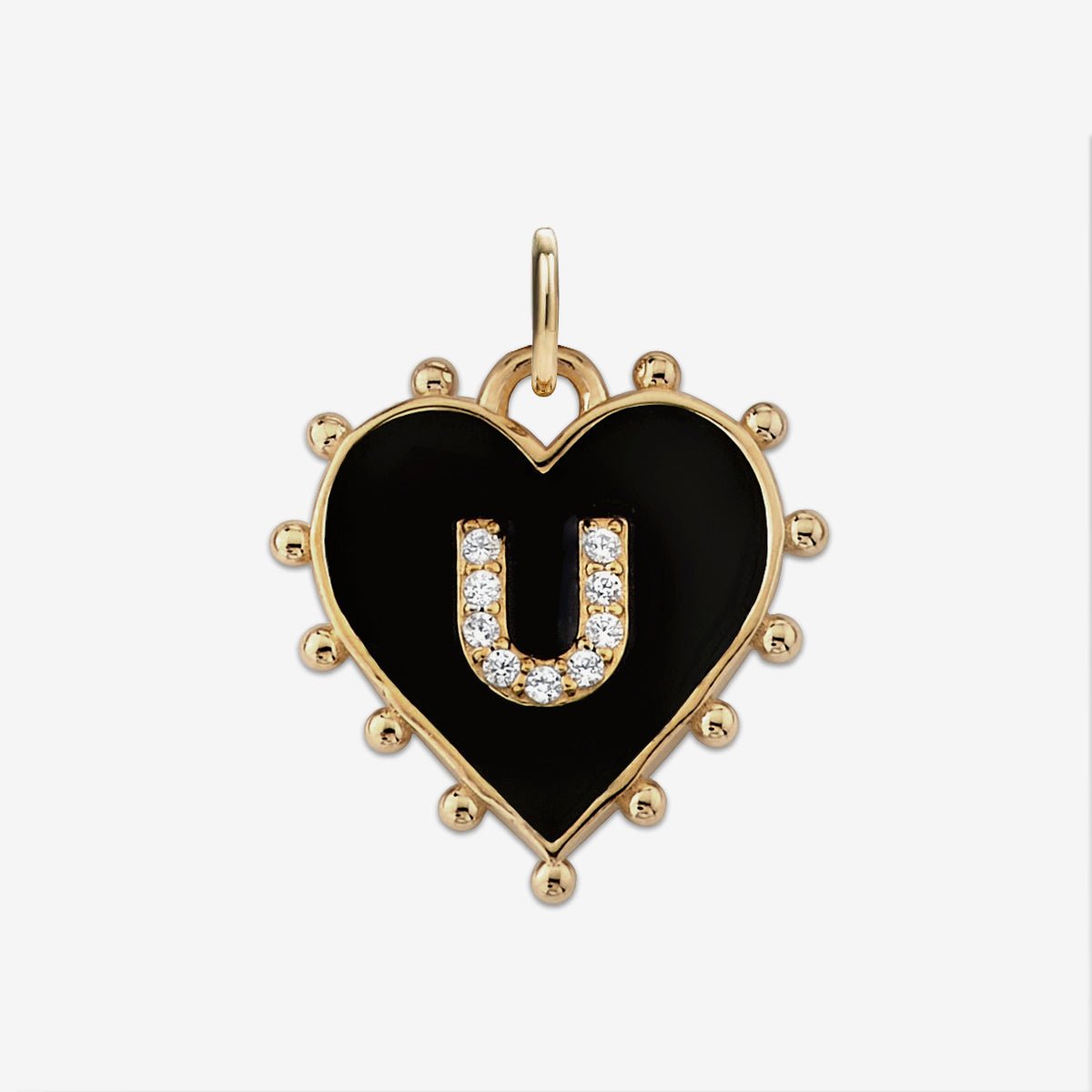 INITIAL HEART CHARM - The Fête