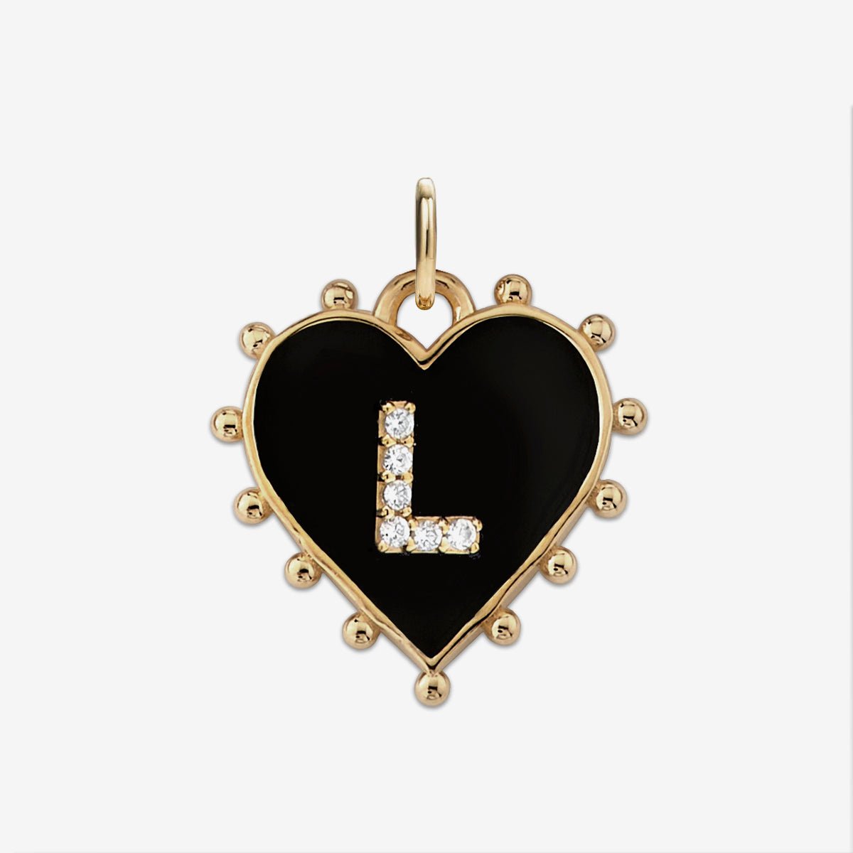 INITIAL HEART CHARM - The Fête