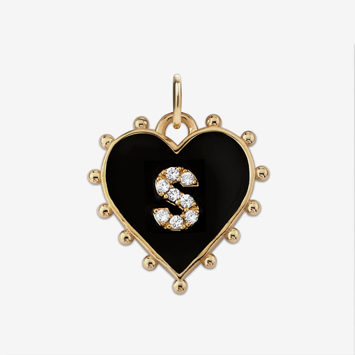 INITIAL HEART CHARM - The Fête