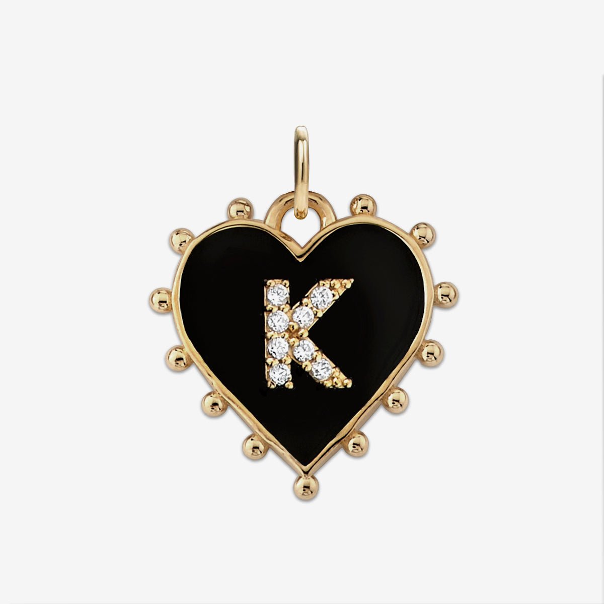 INITIAL HEART CHARM - The Fête