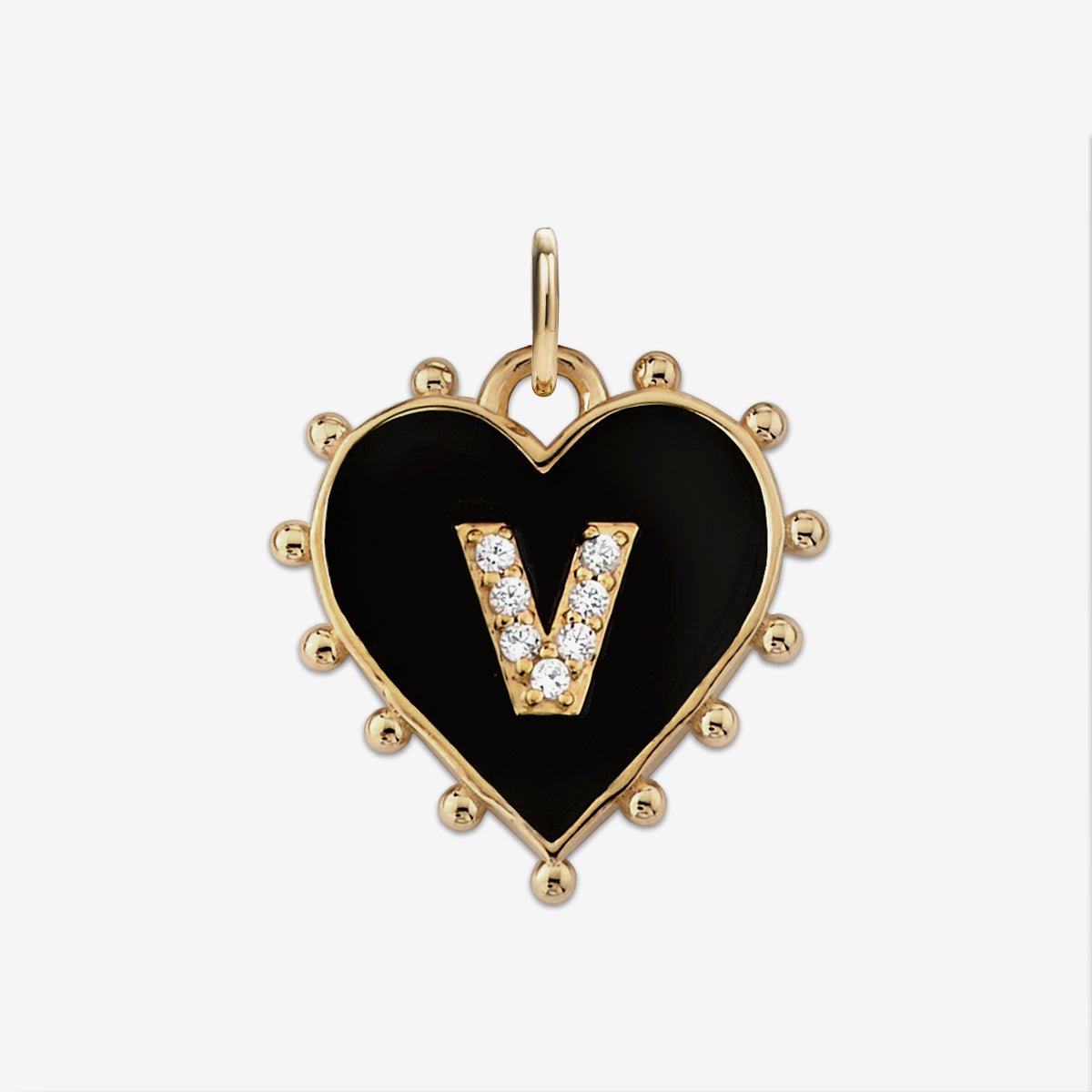 INITIAL HEART CHARM - The Fête
