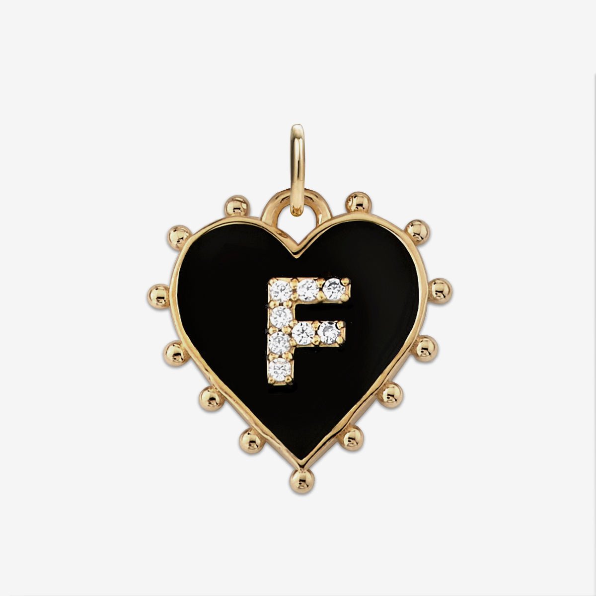 INITIAL HEART CHARM - The Fête