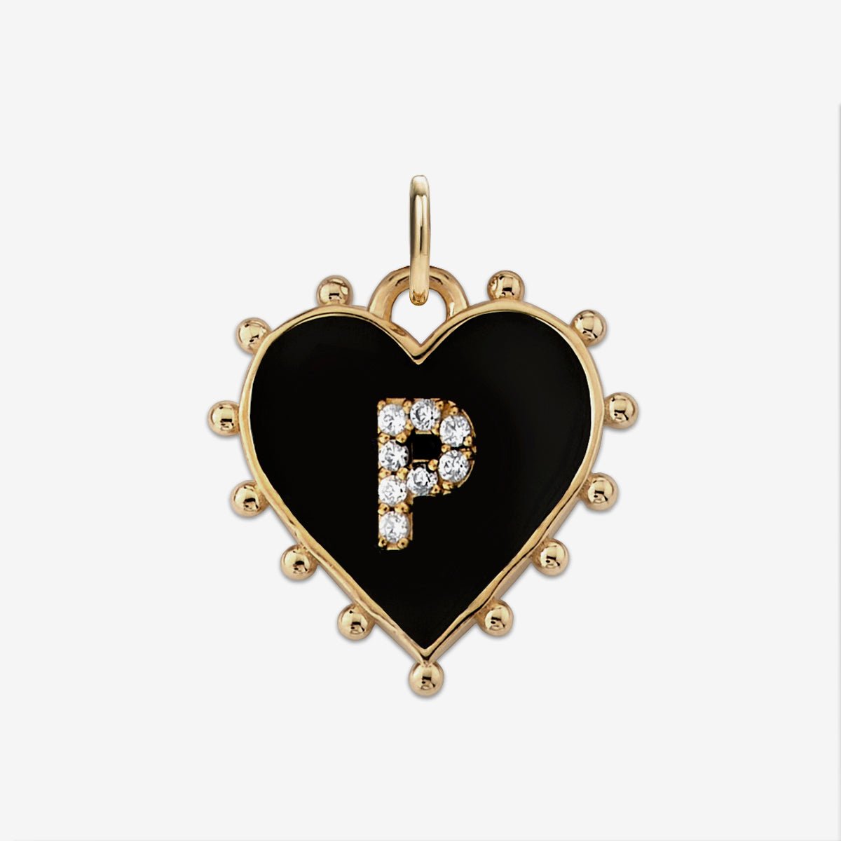 INITIAL HEART CHARM - The Fête