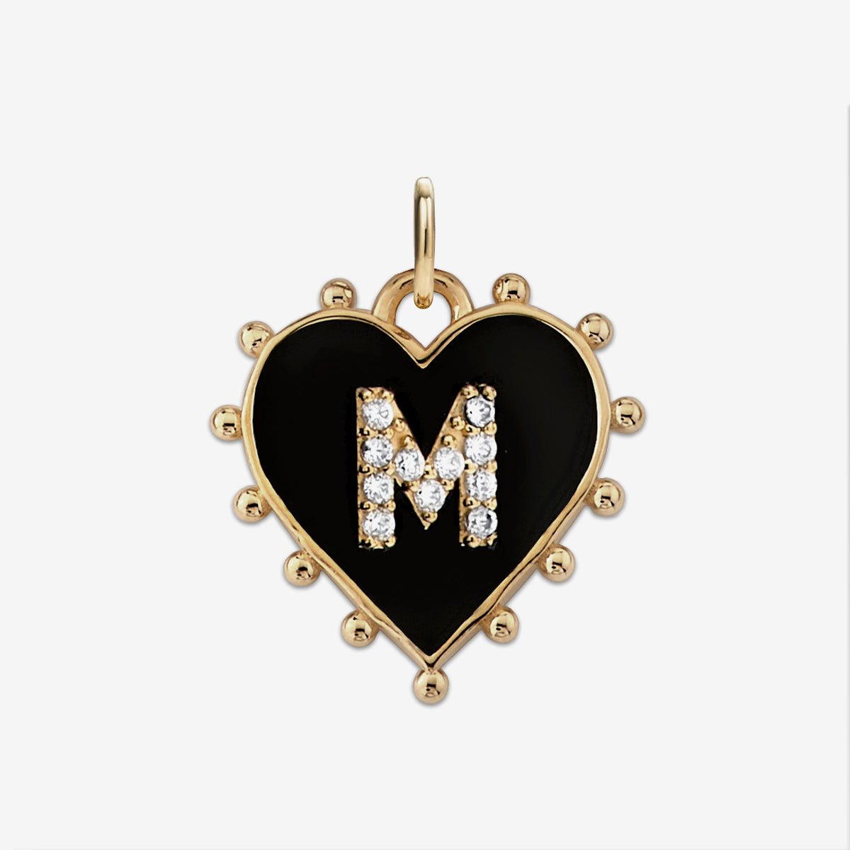 INITIAL HEART CHARM - The Fête