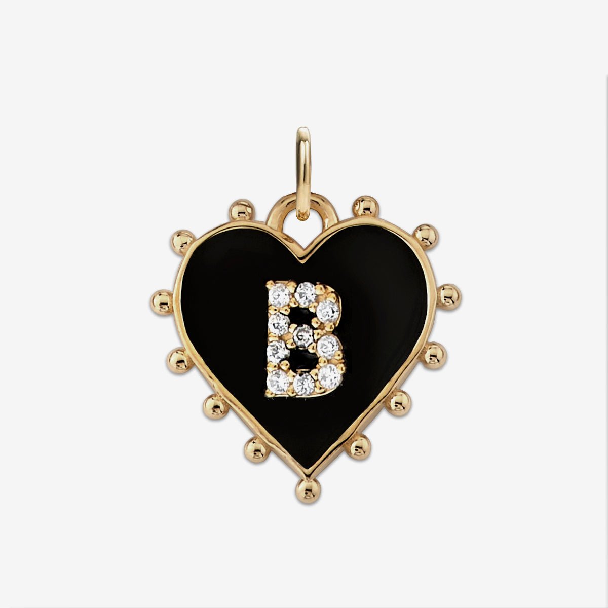 INITIAL HEART CHARM - The Fête