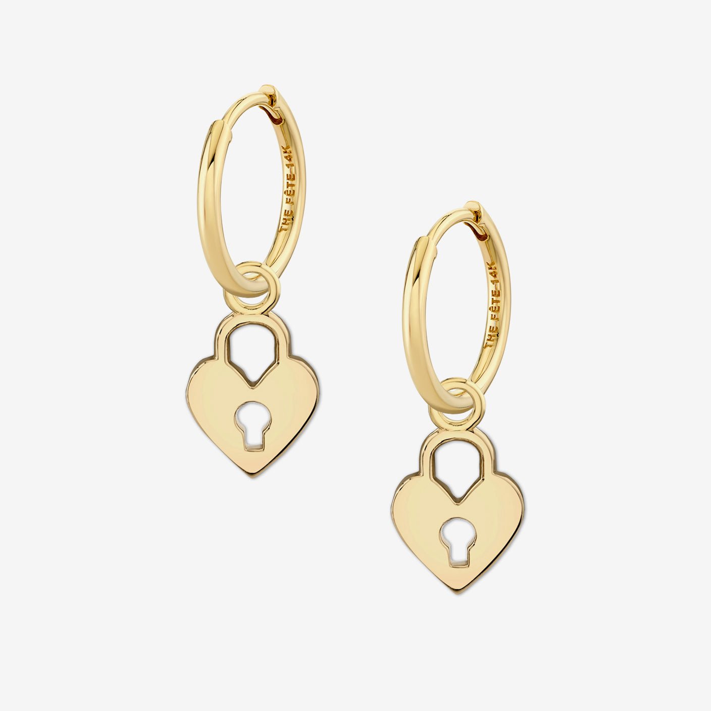 LOVE LOCK EARRINGS - The Fête