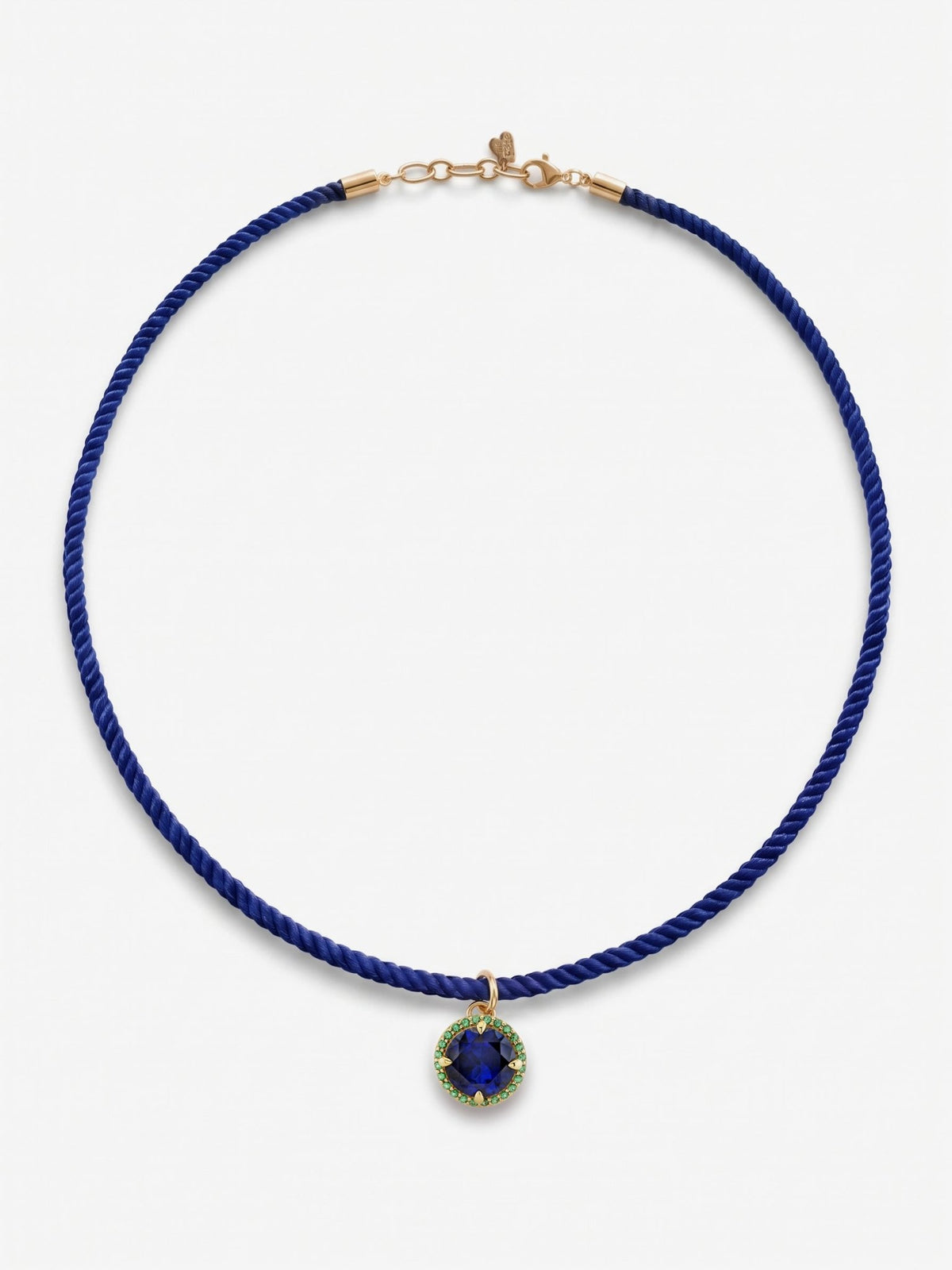 LUNAR BLUE SAPPHIRE NECKLACE - The Fête
