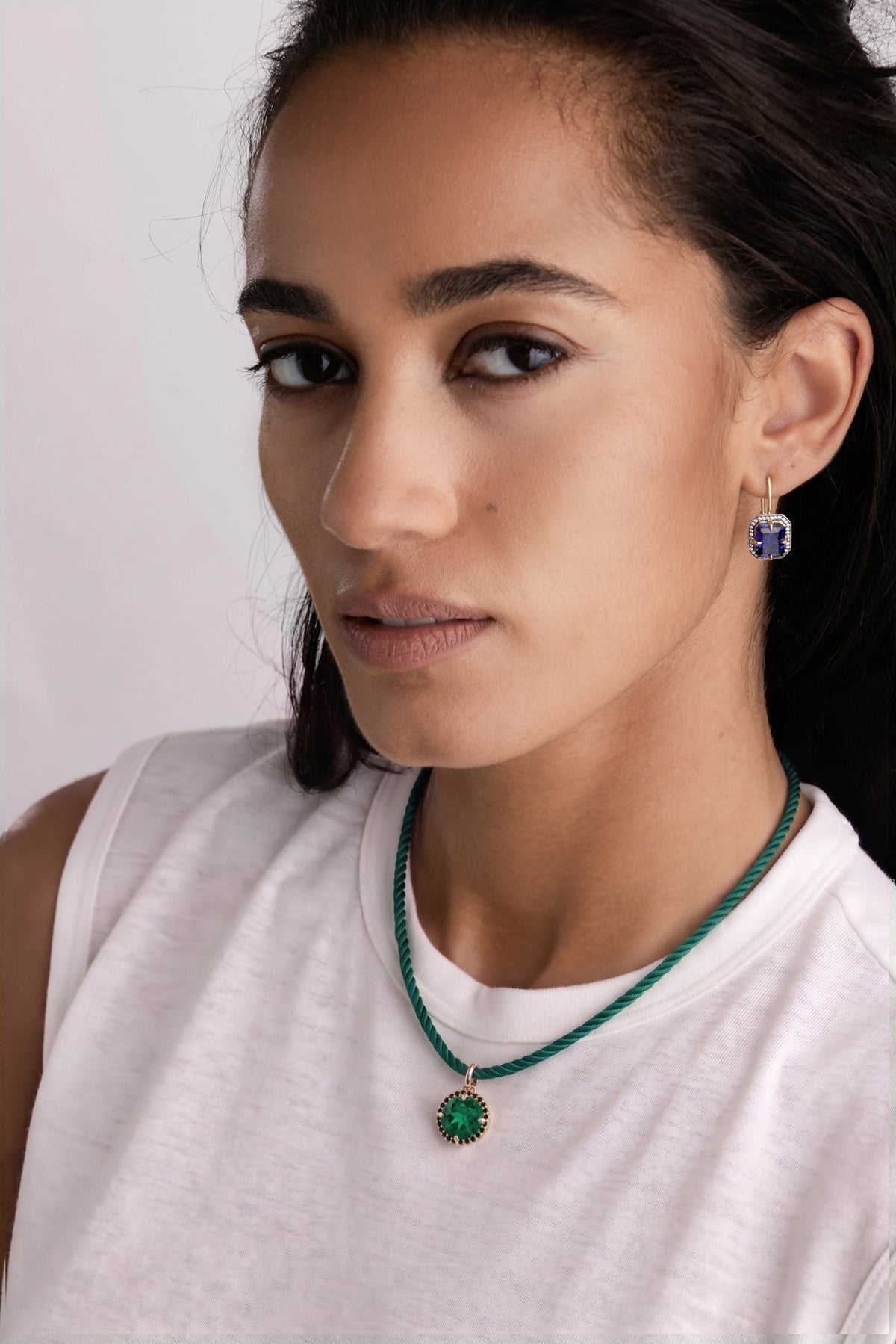 LUNAR EMERALD NECKLACE - The Fête