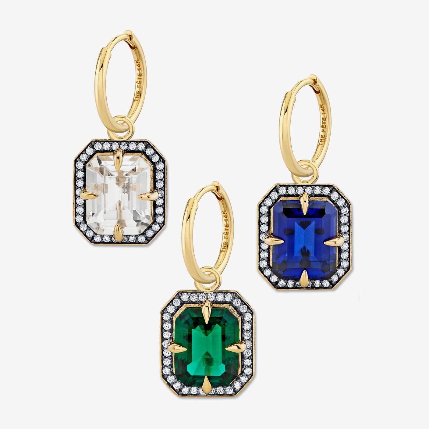 MOJAVE GEMSTONE EARRINGS - The Fête