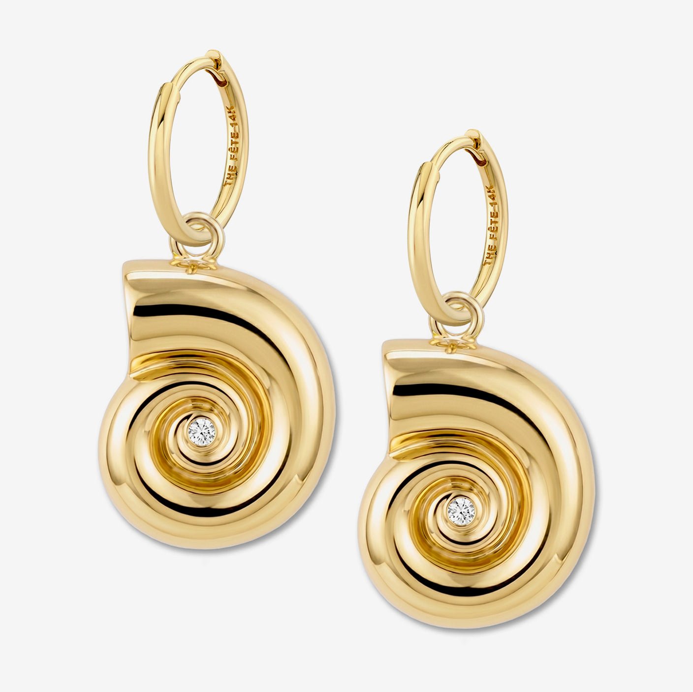 NAUTILUS EARRINGS - The Fête