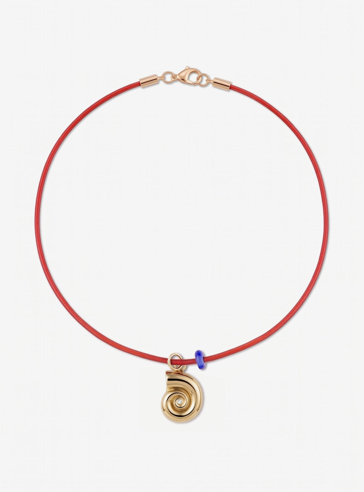NAUTILUS NECKLACE / RED - The Fête