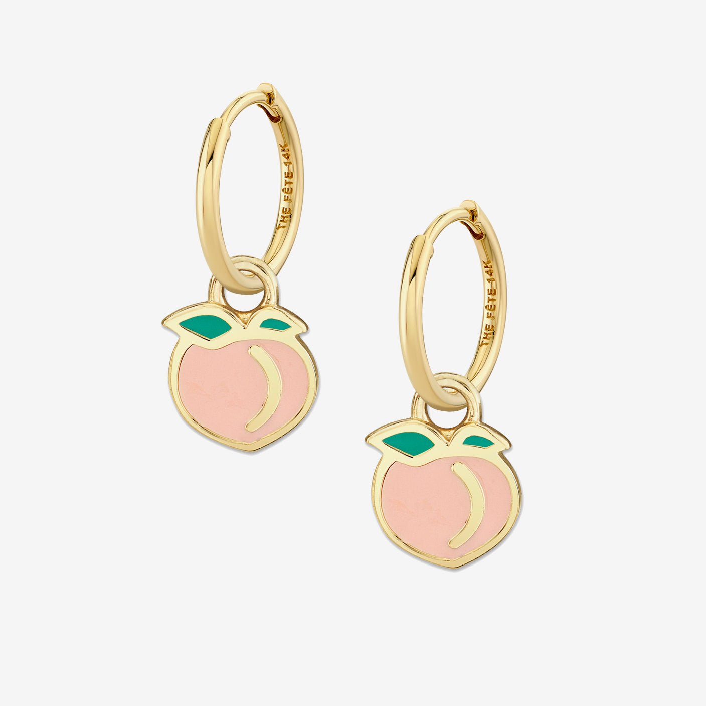 PEACH EARRINGS - The Fête