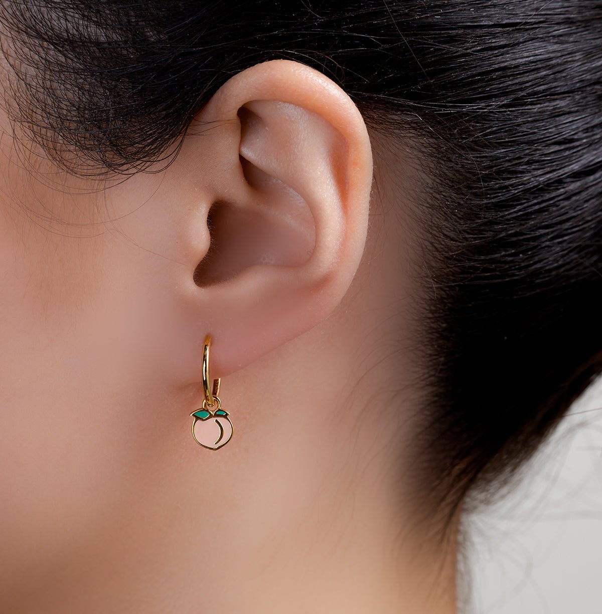 PEACH EARRINGS - The Fête