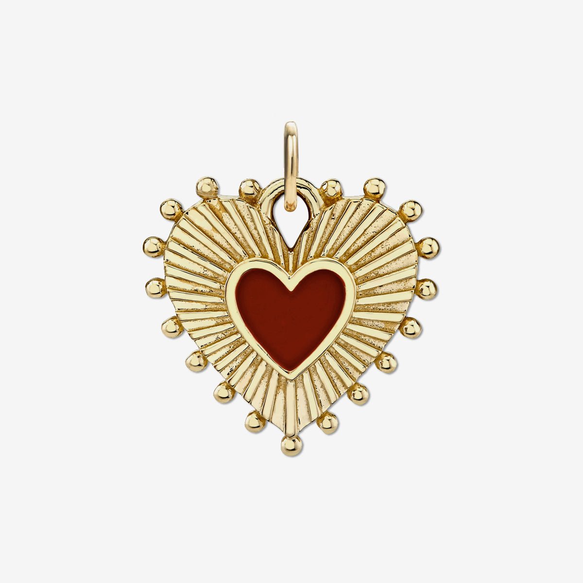 SACRED HEART CHARM / RED - The Fête