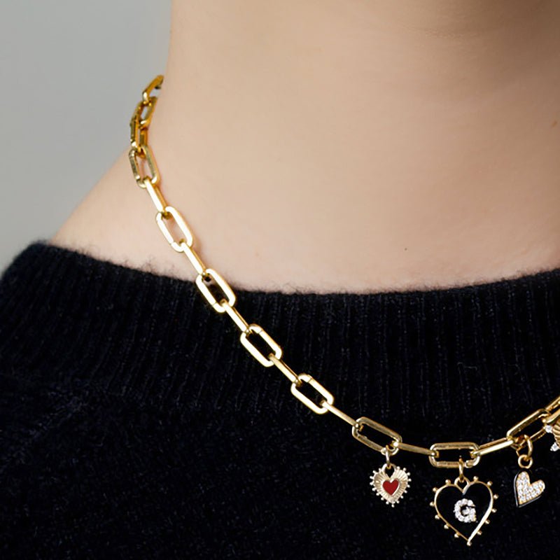 SACRED HEART CHARM / RED / PETITE - The Fête