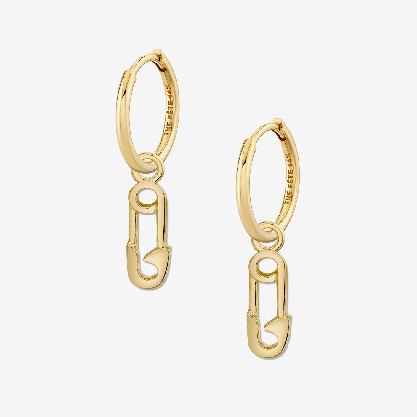 SAFETY PIN EARRINGS - The Fête