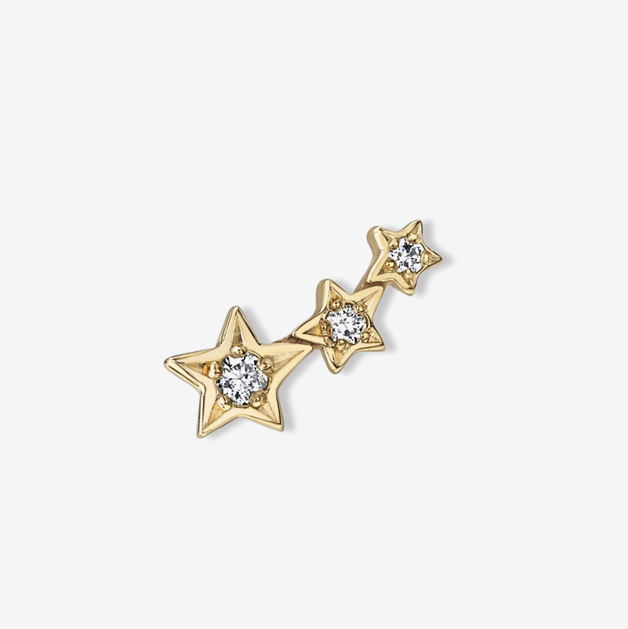 SHOOTING STAR STUD / DIAMONDS - The Fête