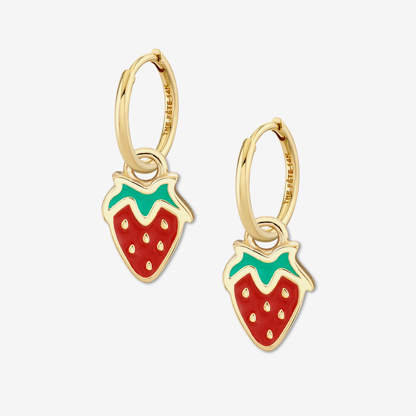 STRAWBERRY EARRINGS - The Fête