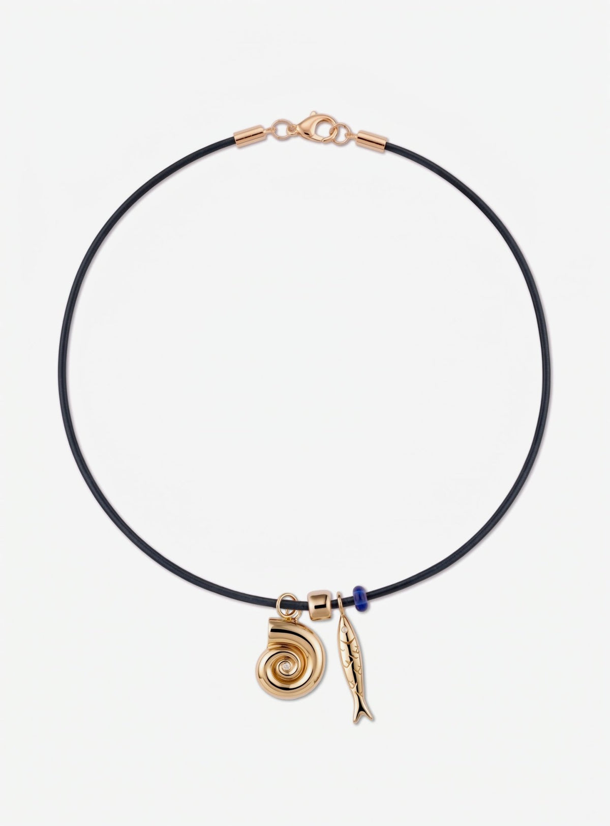 THE BIARRITZ NECKLACE / BLACK - The Fête