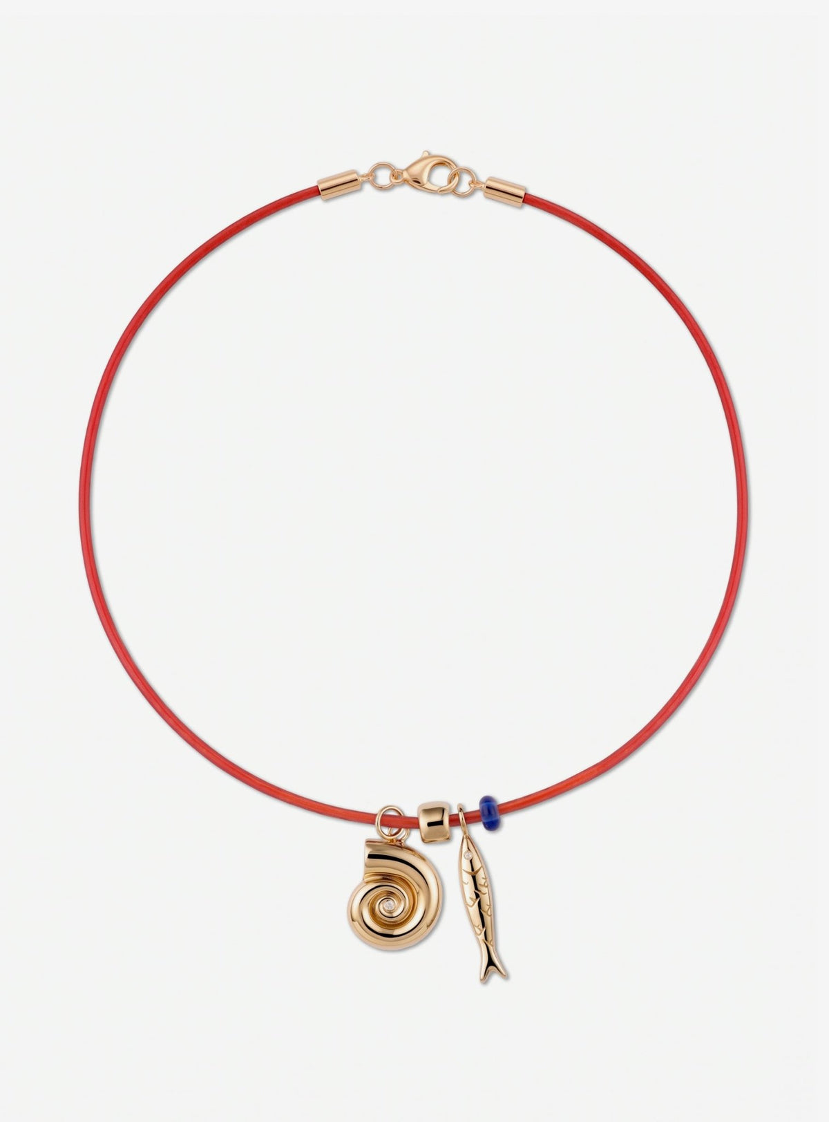 THE BIARRITZ NECKLACE / RED - The Fête