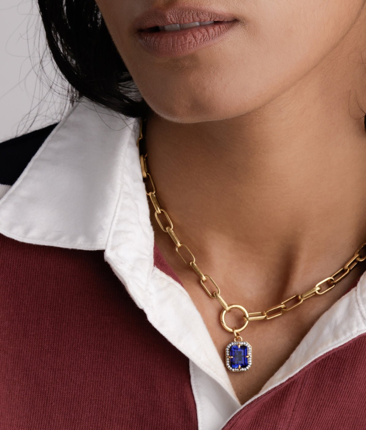 THE CIRCLE LINK NECKLACE - The Fête