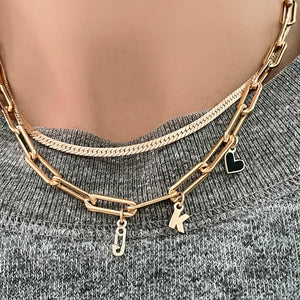 GOLD-FILLED CHUNKY CHAIN NECKLACE