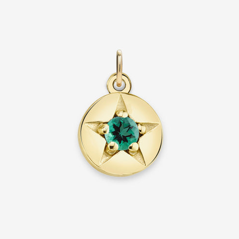 Emerald Birthstone Charm