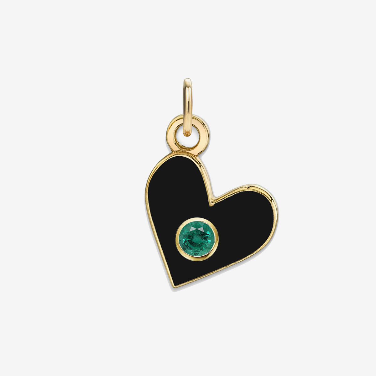 EMERALD HEART (MAY) CHARM